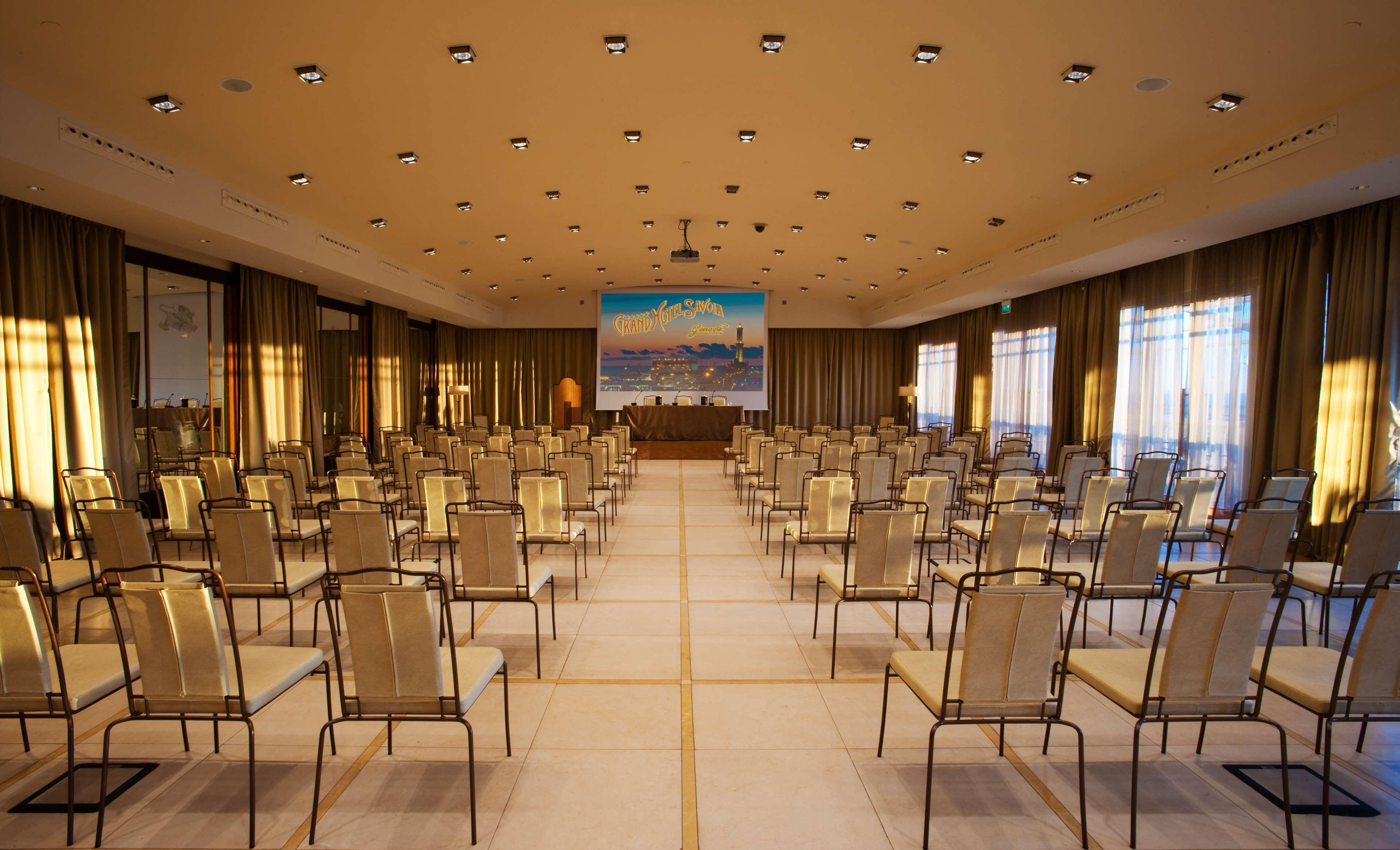 โรงแรมแกรนด์ซาโวเอีย เจนัว สิ่งอำนวยความสะดวก รูปภาพ The main conference room