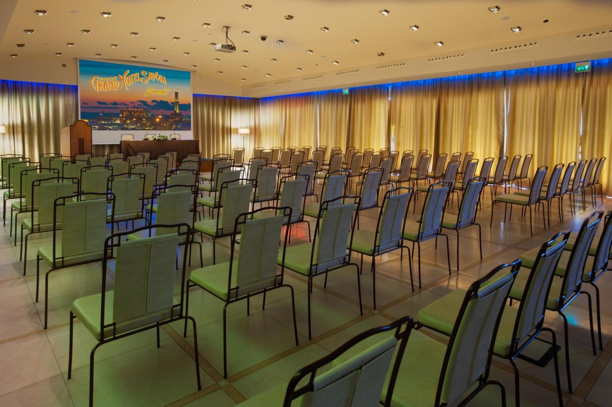 โรงแรมแกรนด์ซาโวเอีย เจนัว ภายนอก รูปภาพ The conference room